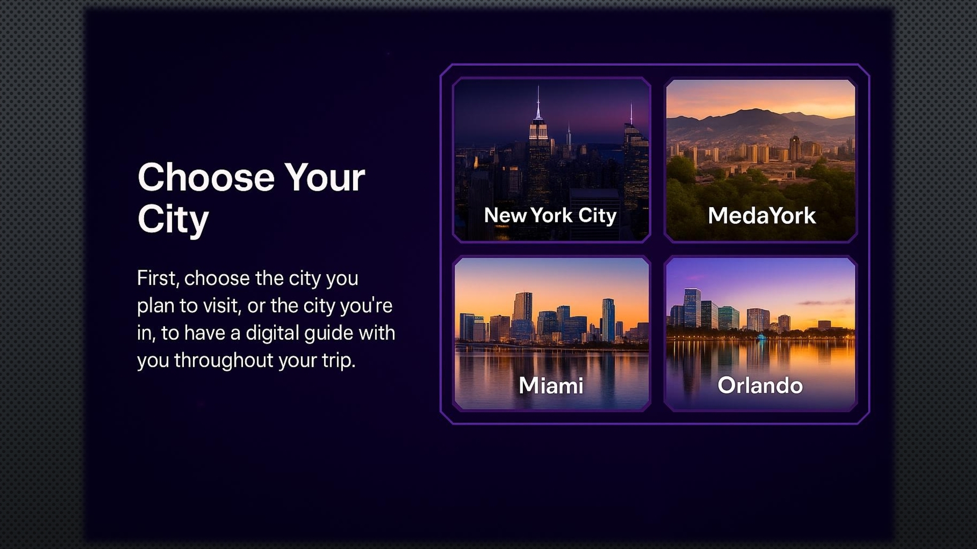 Choose your city